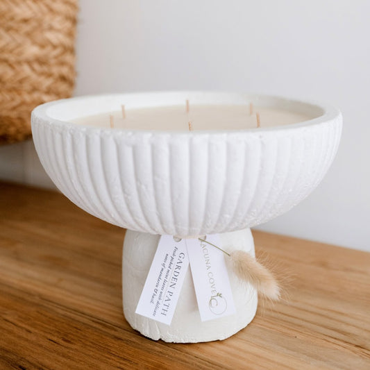 Large Candle Bowl - Garden Path