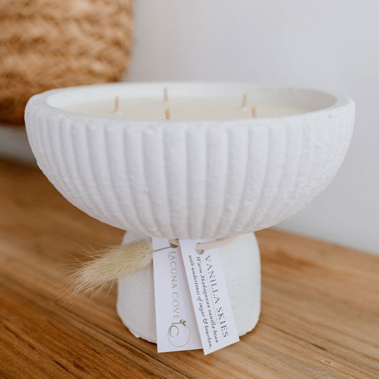 Small Candle Bowl- Vanilla Skies